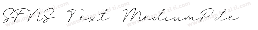 SFNS Text MediumP4110d45e1  BETA字体转换